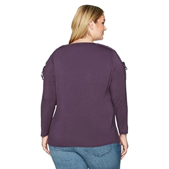 Love Scarlett Plus Size Long Sleeve Knit Top - Picture 2 of 3